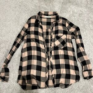 Womens small light weight flannel